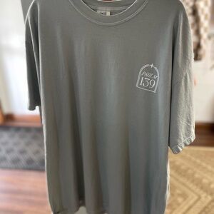 Sage Comfort Colors T-Shirt with Psalm 139 Design on pocket and back design